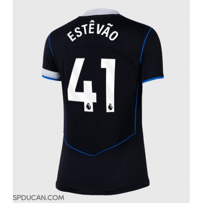 Zenski Nogometni Dres Chelsea Estevao Willian #41 Rezervni 2025-26 Kratak Rukav Zenski Nogometni Dres Chelsea Estevao Willian #41 Rezervni 2025-26 Kratak Rukav